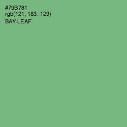 #79B781 - Bay Leaf Color Image